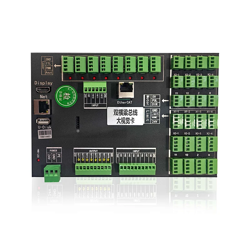ZJE716-130-2000N Thẻ điều khiển laser Ethercat cho máy bay kép